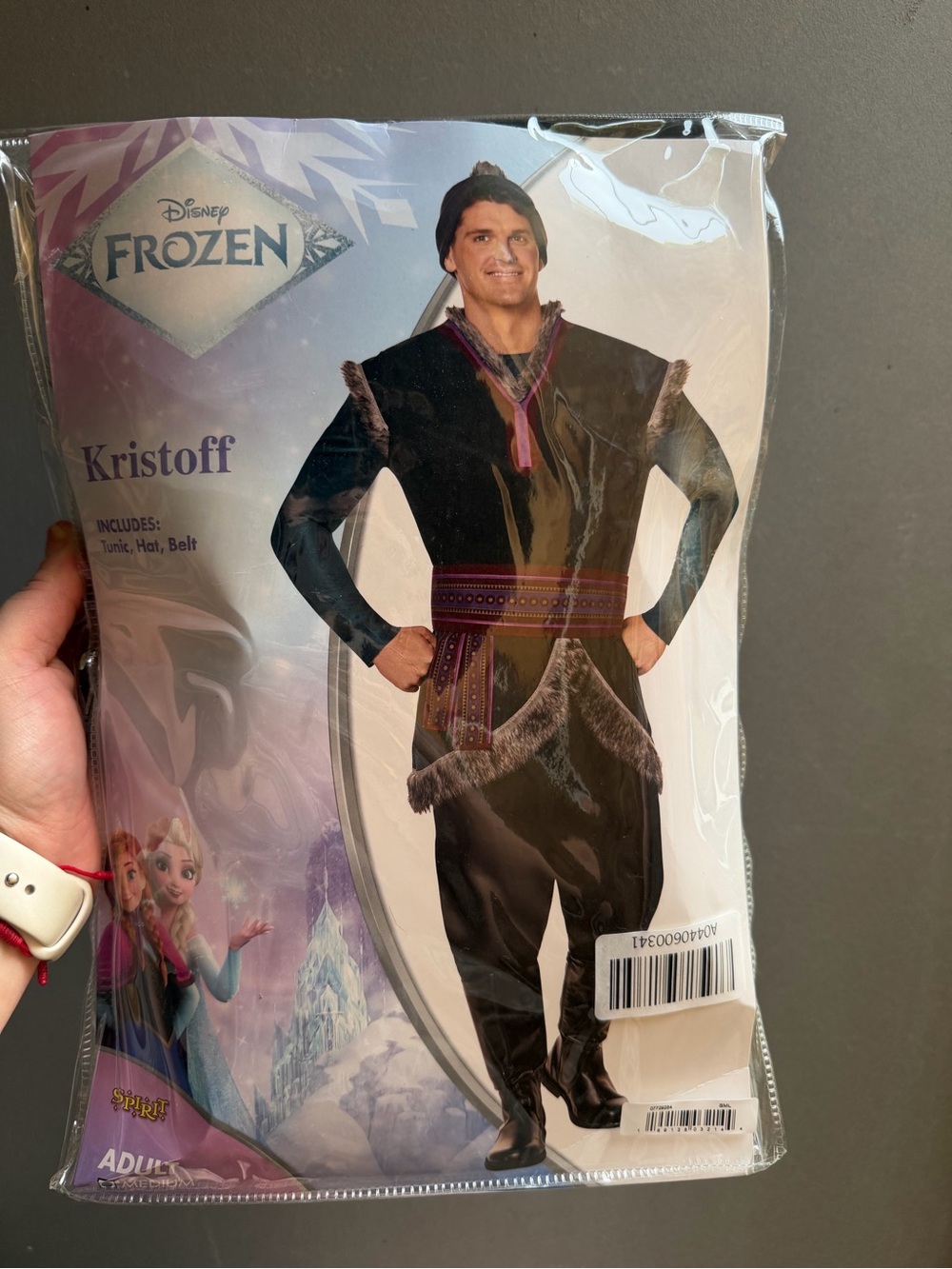 Disney Frozen Kristoff Adult Costume - Black size M